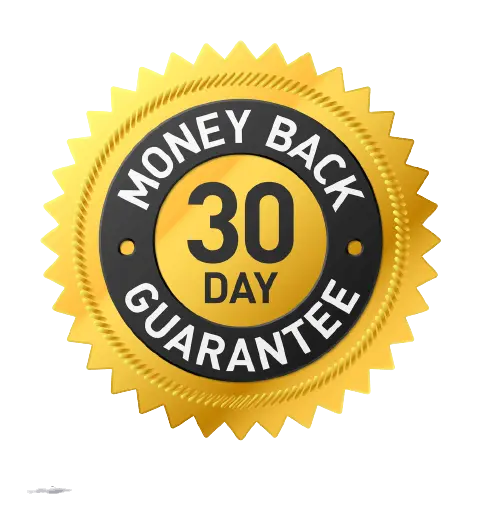 30 days money back guarantee